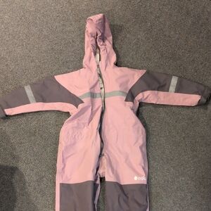 Oak Pink and Gray Snowsuit